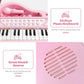 Love&Mini Piano Keyboard Toy For Girls - 24 Keys Toddler Piano Music Toy Instruments With Microphone, Pink Piano Toys For 1 2 3 Years Old Girls Birthday Xmas Gift