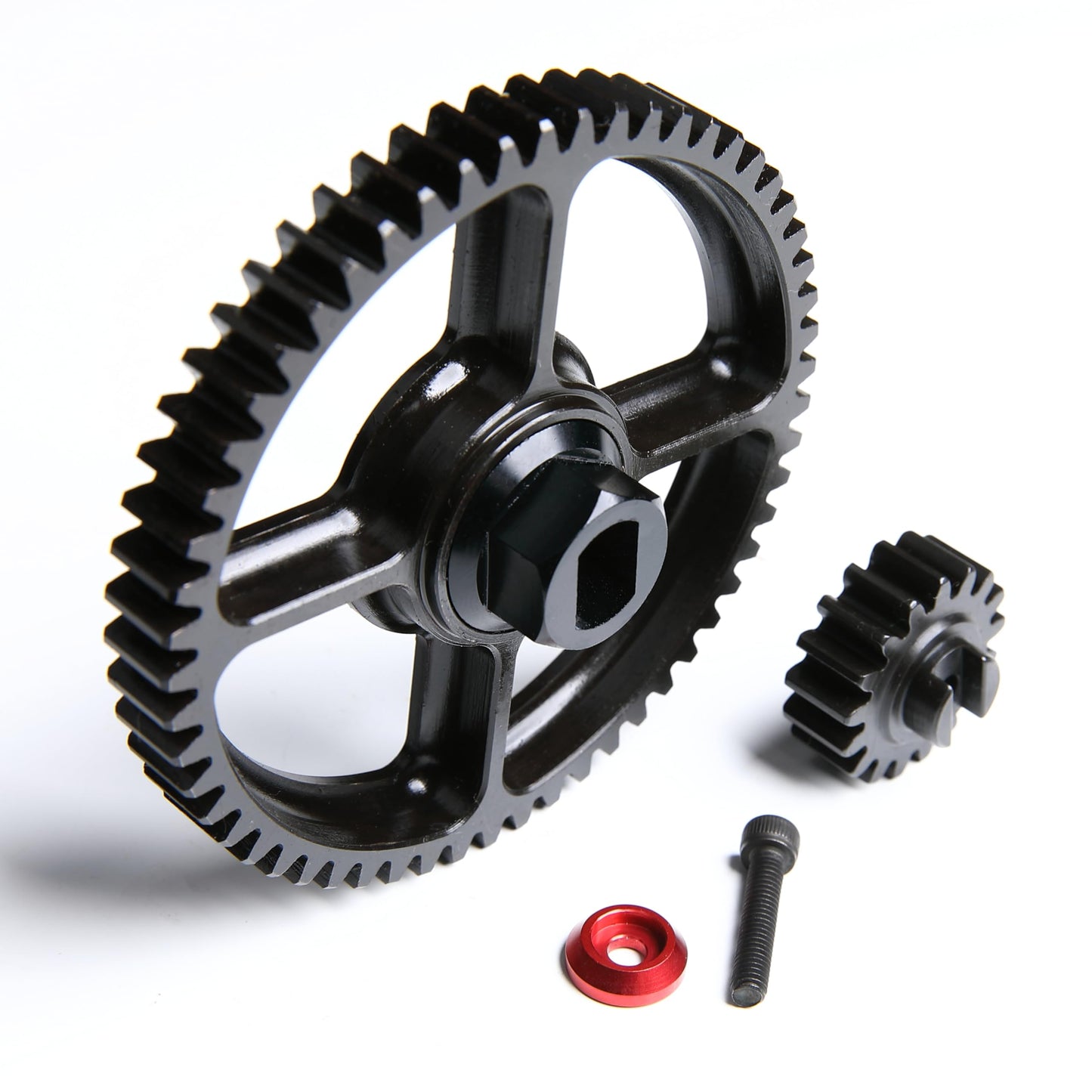 Gtbracing Steel 57T 17T Spur Gear Set For 1/5 Rc Car Hpi Km Rv Baja 5B Ss 5T 5Sc