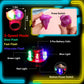 Wakestar - 24 Pack LED Light Up Bumpy Rings Party Favors For Kids Prizes Box Toys For Birthday Classroom Rewards Treasure Box Pr