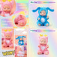 TISDEN 4 Inch Mini Baby Dolls 6pcs Set Realistic Baby Dolls Toys with Cute Handmade Doll Clothes for Suitability Kids 3 and up (Animals)