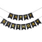 Happy Birthday Banner With Shiny Letters Glitter Happy Birthday Banner Shiny Birthday Hanging Signs Birthday Party Supplies (Bla
