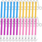 Syhood 24 Pcs Slide Whistle for Adults Instrument Toy Plastic Metal Musical Slide Whistles for Kids Party Favors Boys Girls Game