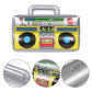 4 PCS Inflatable Boombox - 80s 90s Party Decorations Supplies Inflatable Boom - Rappers Hip Hop B-Boys Costume Accessories Box(1