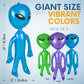 Vlish 3 Inflatable Alien - Pack of 3 Jumbo - Green, Purple and Blue Inflate Martian Aliens Toy for All Ages, Great for Halloween