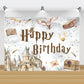 Tewess Wizard Birthday Backdrop - Vinyl Magic School Banner 7x5ft for Kids - Witch & Wizard Theme Decorations