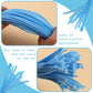 Giwrmu 100 Pieces Pipe Cleaners Chenille Stem, Light Blue Pipe Cleaners Craft, Fuzzy Sticks Craft Supplies, Colored Pipe Cleaner