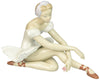 Lladró Rose Ballet Figurine. Porcelain Ballerina Figure.