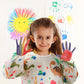 Cubaco 2 Pack Toddler Paint Smocks, Lovely Dinosaur Pattern Art Smocks Toddler Apron Kids Paint Smock Toddler Smocks For Paintin