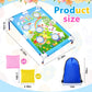Gemscream Easter Bean Bag Toss Games With 6 Bean Bags Bunny Portable Pvc Framed Cornhole Game Set For Easter Family Holiday Birt