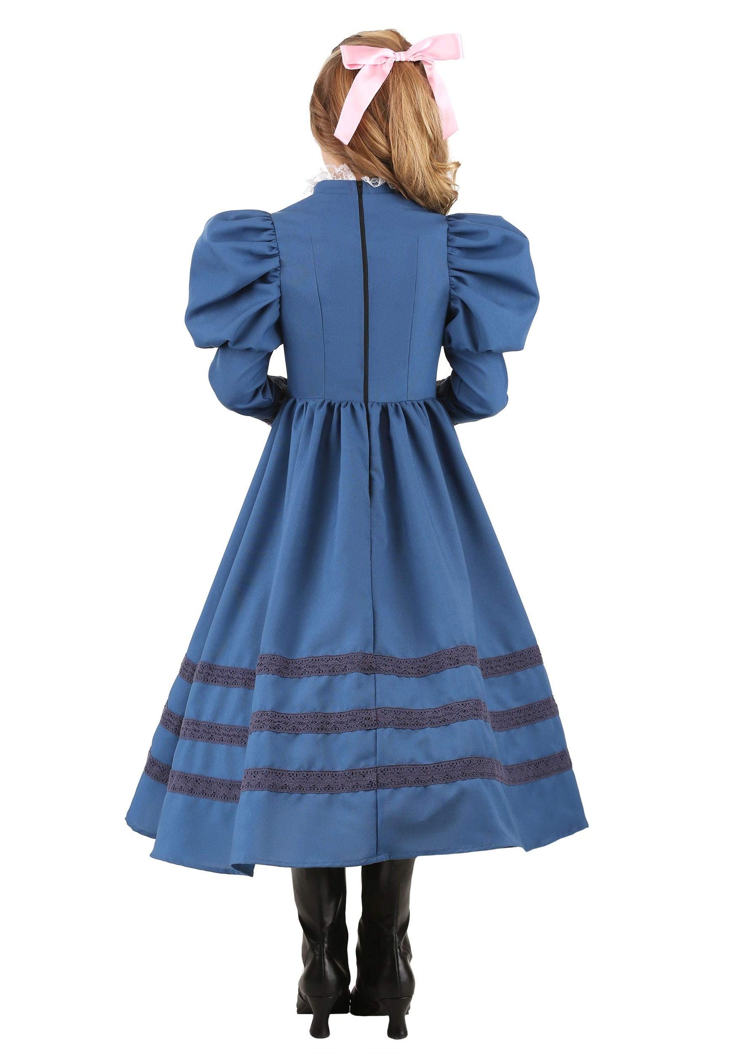 Fun Costumes Girl's Helen Keller Halloween Costume, Blue Helen Keller Dress, Historical Figure Dress Up Outfit Large