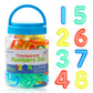 Odoorgames 48 Pcs Translucent Numbers - Light Table Toys, Manipulatives and Accessories for Enhanced Learning & Fun