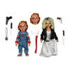 NECA Bride of Chucky 2-Pack - Chucky & Tiffany 8" Clothed Action Figures - Model 42121 - Plastic