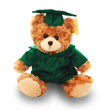 Plushland Plush Stuffed Animal Toys 12 Inches Present Gifts For Graduation Day, Personalized Text, Name Or Your School Logo On G