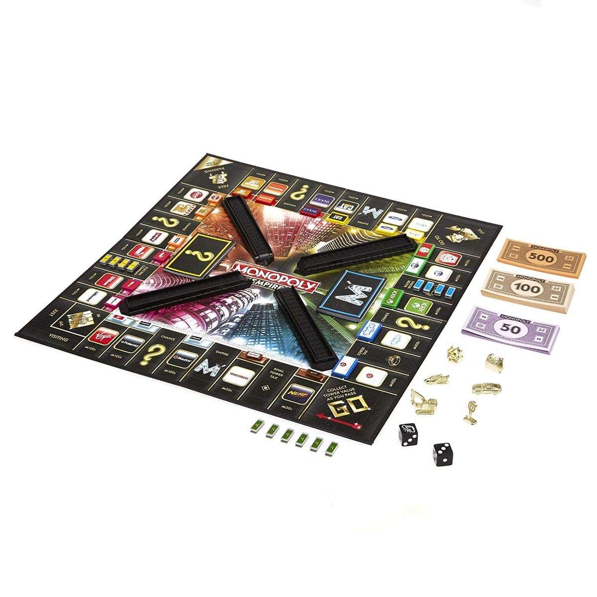 Hasbro Gaming Monopoly Empire Game - Model B5095 - Paper Material - Classic Board Game