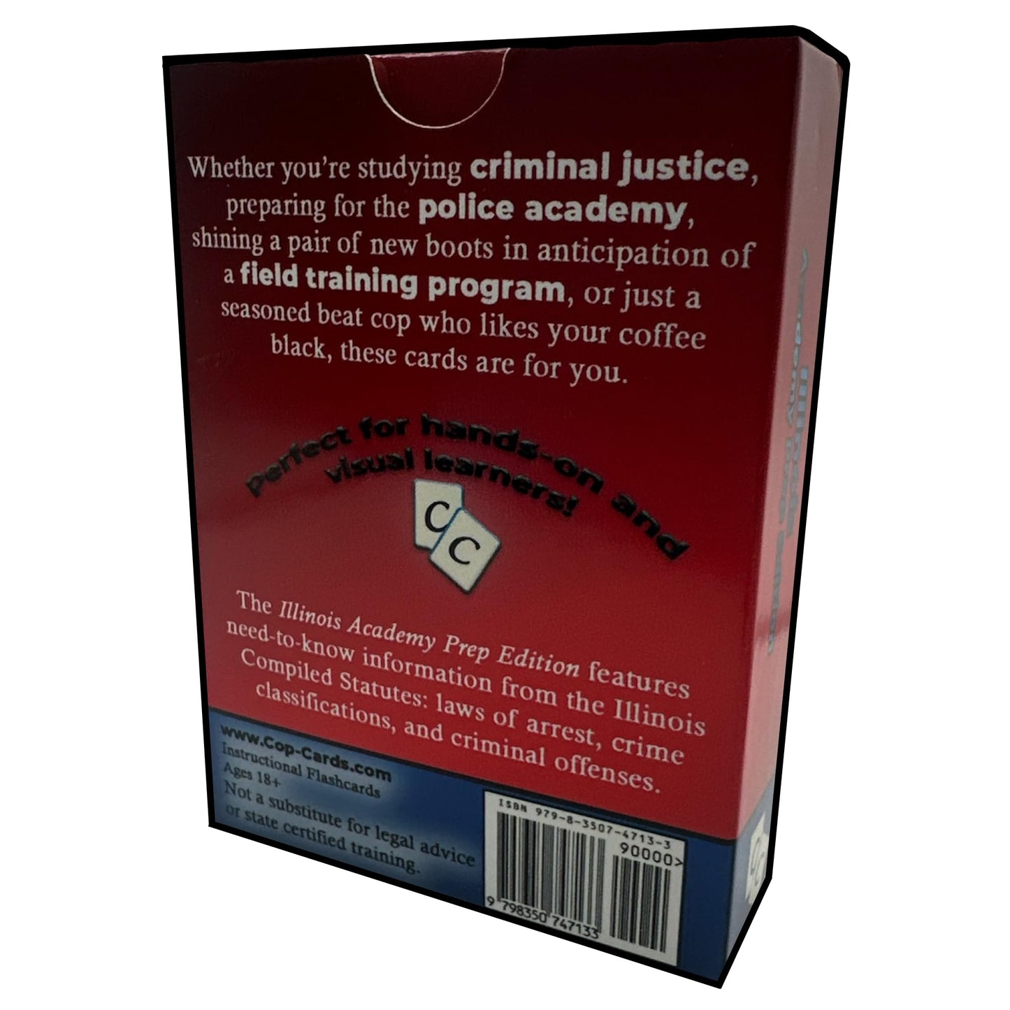 Cop Cards: enhanced Flashcards for Law Enforcement - Learning Aid or Police Gift (Illinois Academy Prep Edition)