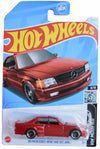 Matchbox Hot Wheels 89 Mercedes Benz 560 Sec AMG, HW Modified 8/10 [red] 82/250