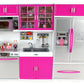 Doll Playsets My Modern Kitchen 32 Full Deluxe Kit with Lights and Sounds, 21 x 13.8 x 4 -Inches.