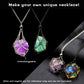 PJOY DND Necklace Empty Dice Cage for D20 Dice D&D Dungeons and Dragons Gamers DND Gifts-Silver