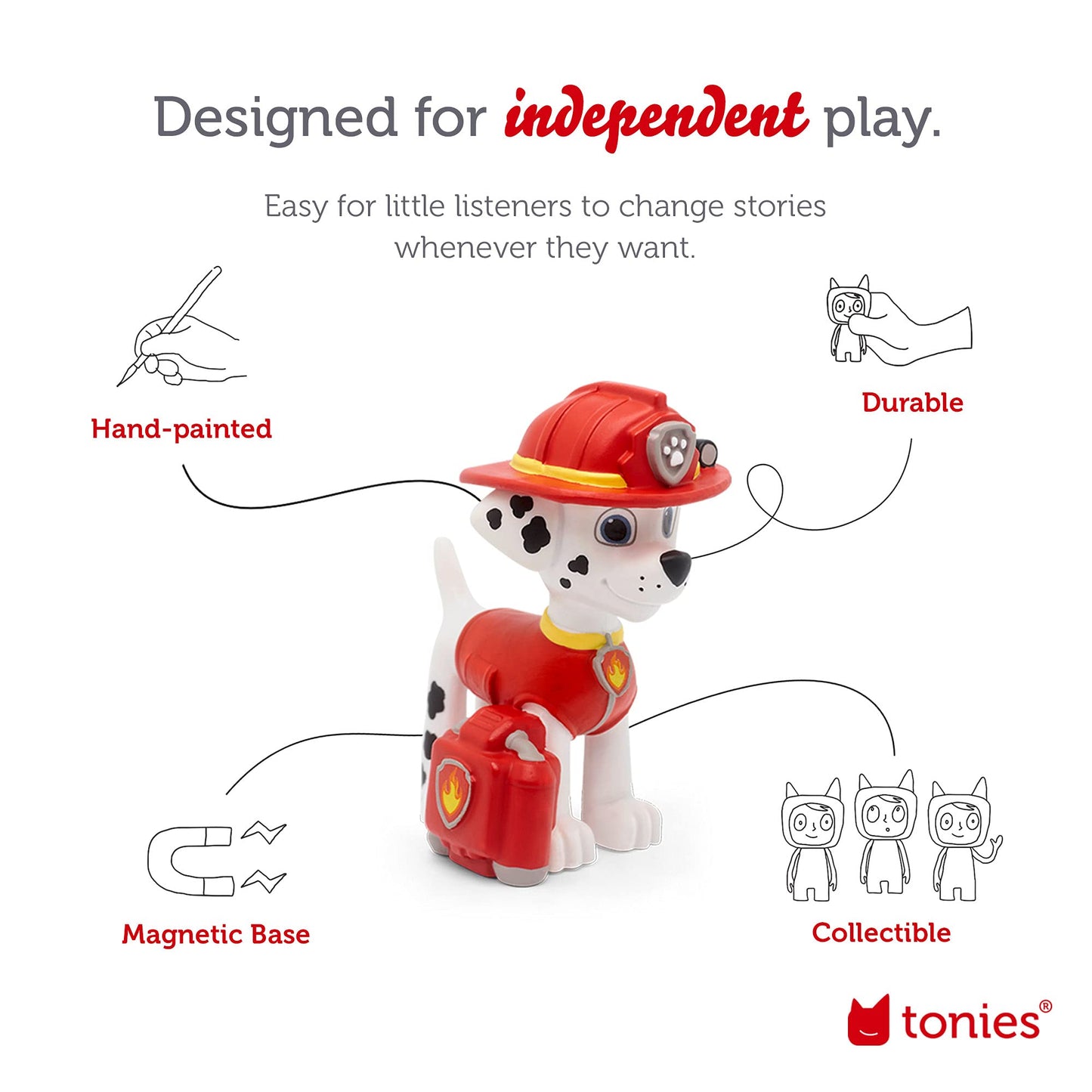 Tonies Marshall Audio Toy Figurine From Paw Patrol