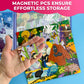 Quokka Magnetic Toddler Puzzles Ages 4-6 - 2X48 Travel Puzzles Games For Kids 3-5 Years Old - Activities Car Toy For Boys And Girls 2-4 Yo - Polar & Jungle Animals Learning Magnet For Road Trip