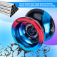 MAGICYOYO Dual Purpose Yoyo N11 - Responsive & Unresponsive, Aluminum, Black Blue Red, Includes Bearing Kit, Glove, Bag, 12 Strings