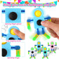 Shappy 72 Pcs Fidget Sensory Spinner Toys Transformable Chain Robot Fingertip Toy Sensory For Anxiety, Stress Relief Adhd Autism