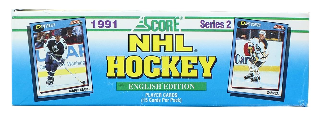 SCORE 1991/92 Canadian English Series 2 Hockey Hobby Box - Paper Collectible