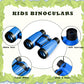 Libima 24 Pcs Binoculars for Kids Educational Compact Kids Binoculars with Neck String Toddler Binoculars for Boys Girls Learning Bird Watching Camping Hiking Travel Safaris Birthday Gifts (Blue)