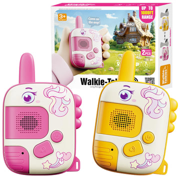 Walkie Talkies Toys For Girls:Unicorn Toys 2 Pack Birthday Gifts For 3 4 5-7 8 Year Old Girls Toy For 4 5 6 7 8-10 Year Old Camp