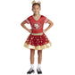 Modern Hero San Francisco 49Ers Girl'S Nfl Mvp Tailgate Tutu Dress Costume, Size Large