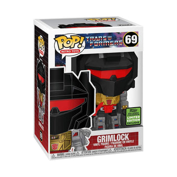Funko POP! Retro Toys Grimlock #69 - 3.75" Vinyl Figure, Multicolor, 2021 ECCC Shared Exclusive
