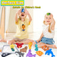 Wooden Animal Puzzles Toys For Toddlers,12 Pcs Sea Animals Figures,Animal Matching Sorting Stacking Toy For Boys Child Girls,Edu