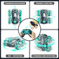 Highmall Rc Stunt Car Toddler Toy, 4Wd All-Terrain Remote Control Car With Led Lights, Double-Sided Flips, 360 Rotation, 2.4Ghz
