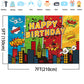 7X5Ft Superhero Theme Backdrop For Children Boys Super Heros Comic Skyline Happy Birthday Party Supplies Decoration Baby Shower