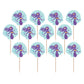 Amscan 401975 - Mermaid Wishes Kids Birthday Party Food Cake Picks 8.8cm - 24 Pack