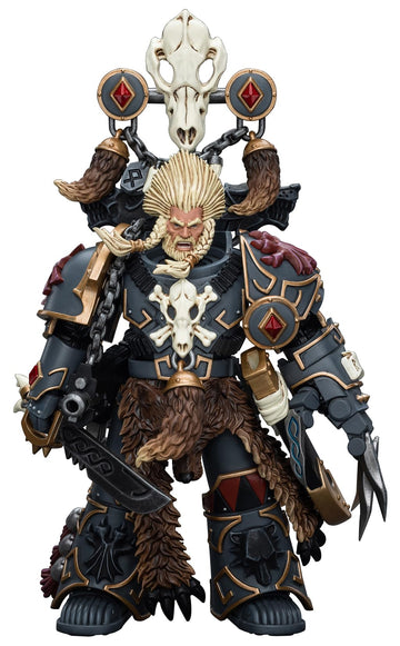 Joytoy Warhammer 40K 1/18 Action Figures, Space Wolves Geigor Fell-Hand Perfect For Collectors & Decor, Ideal Gift For Birthdays