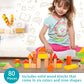 Timfuis Wooden Building Blocks Set - 80 Pcs Educational Toys for Toddlers, Standard Size, Includes Carrying Bag, Model TY04