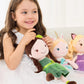 Gagaku Soft Baby Doll Toys (16''), My First Baby Rag Doll For 1 Year Old Girl Birthday Gift,Christmas Plush Toys Gift For Toddler Kids Infants - Forest Girl