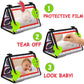 Playful Tummy Time Mirror Toy with Teethers - Delightful High-Contrast Newborn Baby Entertainment for Infants