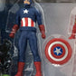 Hasbro Marvel Avengers Action Figures Set - 8 Piece Plastic Collection, Includes Iron Man, Hulk, Captain America & More, Black