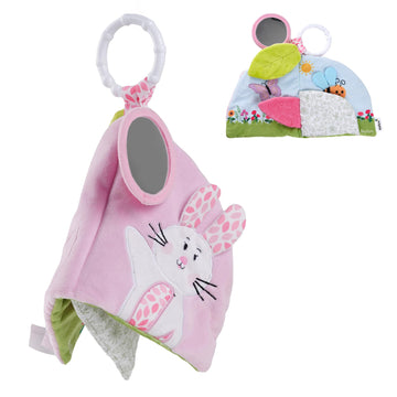 Nuluv Butterfly Cloth Book For Babies, Crinkle Sensory Book With Rattle Sound, Soft Touch-And-Feel Learning Baby Book, Activity 
