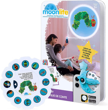 Moonlite Storybook Reels For Flashlight Projector, Kids Toddler | The Very Hungry Caterpillar | Single Reel Pack Story For 12 Months And Up