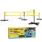 Crossnet H2O Volleyball Pool Game For Adults And Family - Four Square Net Pool Game - Quick Assemble & Portable - Volleyball Set For Inground Pools - Perfect Pool Toys For Families W/Accessories