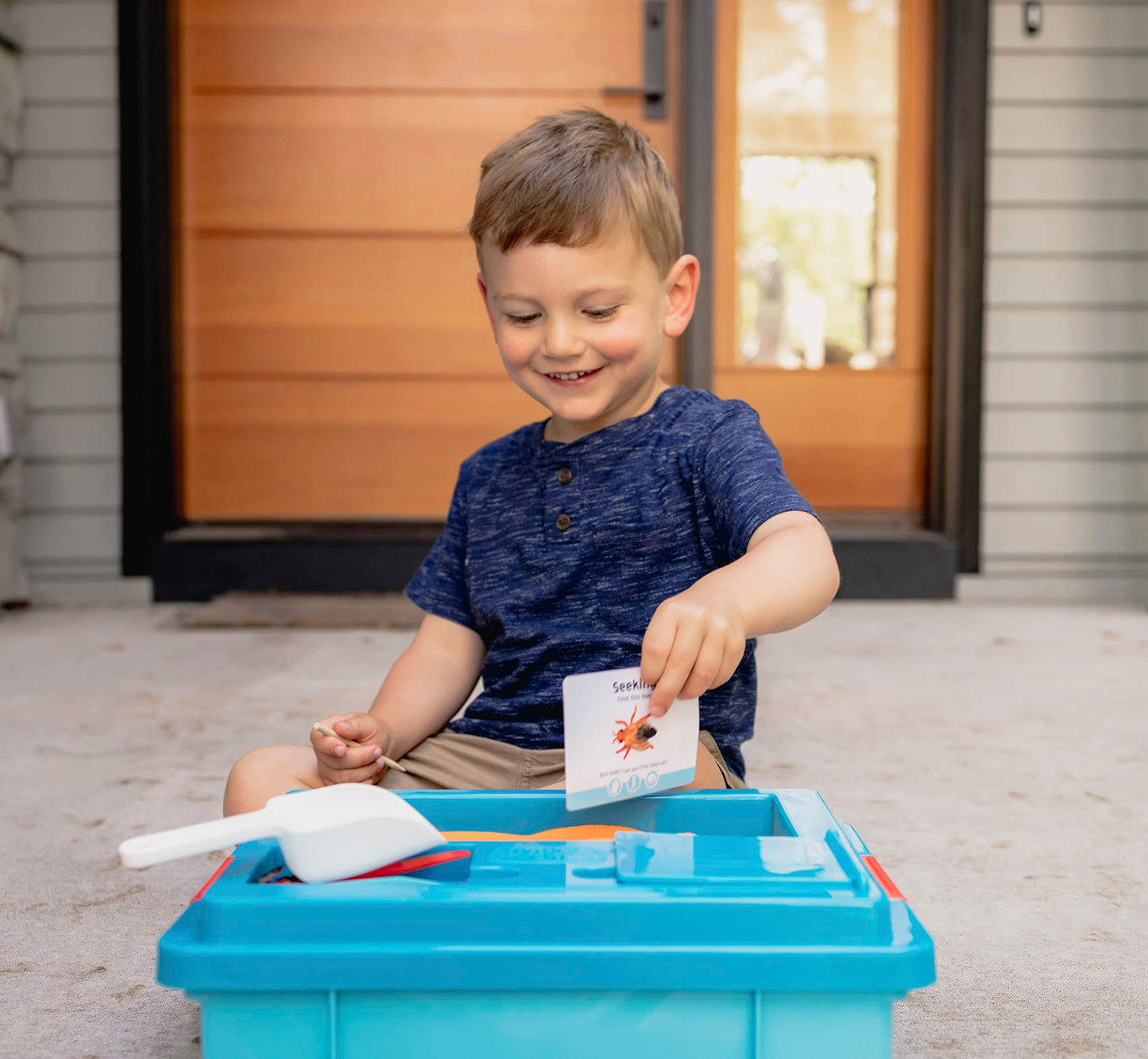 Chuckle & Roar Sensory Bin - Tactile Learning Activity Set for Toddlers, Medium Size, Multicolor, Plastic, Model 62300-2