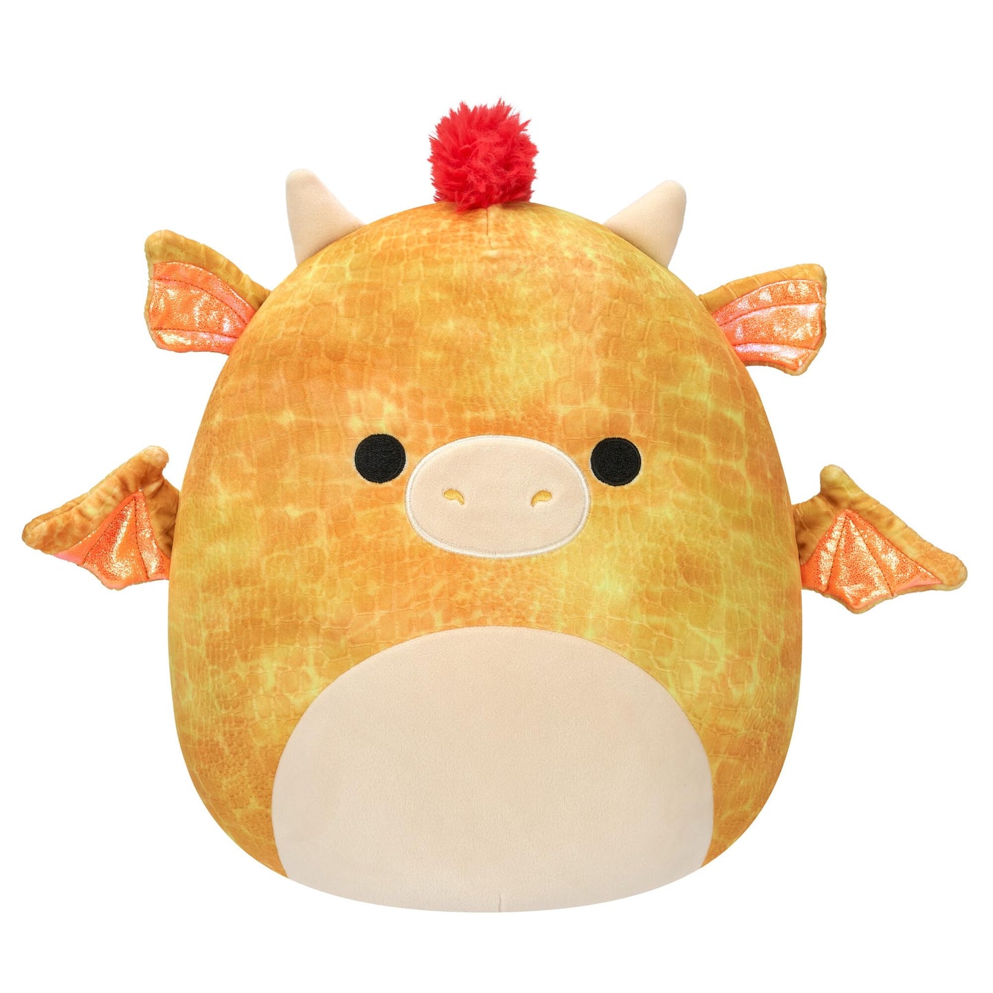 Squishmallows 12-Inch Dieric Yellow Dragon Plush - Soft Fabric, Official Jazwares Toy