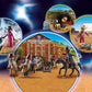 Playmobil Advent Calendar - Back to the Future Part III, Multicolor, Plastic, 46 x 31.5 x 10 cm, Model 70576