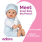 Adora Sweet Baby - 11    Soft & Cuddly Baby Doll, Realistic Features, Gentle Scent, Machine Washable, Lightweight & Easy to Hold
