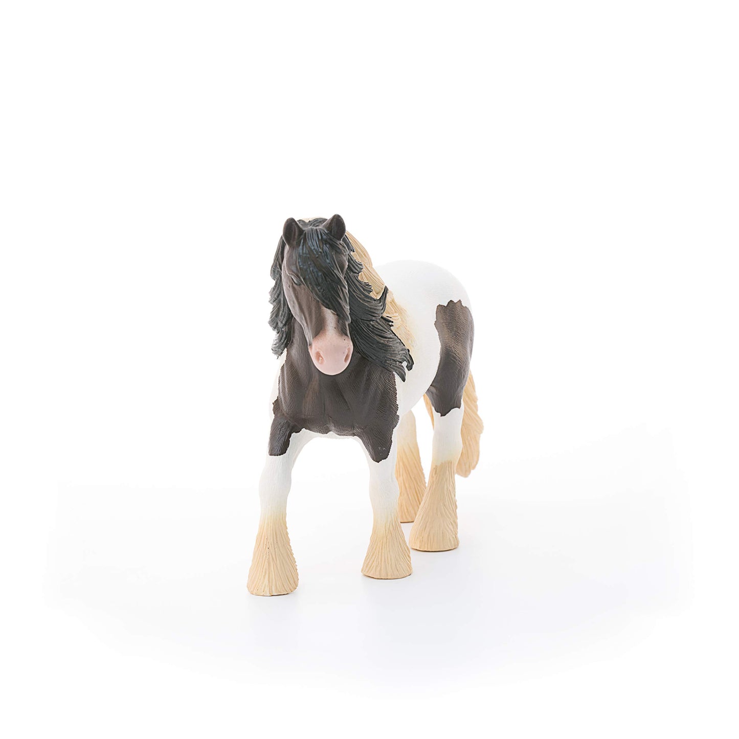 Schleich Farm World Tinker Stallion Horse Figurine - Realistic And Durable Farm Animal Toy Figure With Authentic Details, Fun And Imaginative Play For Boys And Girls, Gift For Kids Ages 3+