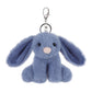 Apricot Lamb Cute Toys Plush Blue Bunny Rabbit Stuffed Animal Soft Keychain For Kids Bag, Purse, Backpack, Handbag (Blue Bunny，4.7 Inches)