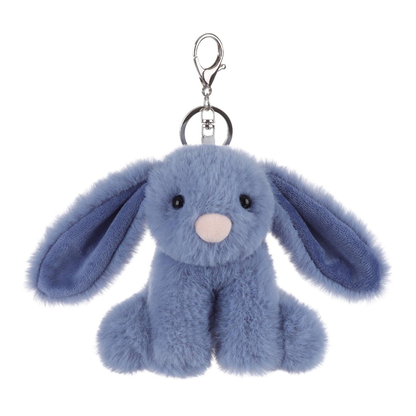 Apricot Lamb Cute Toys Plush Blue Bunny Rabbit Stuffed Animal Soft Keychain For Kids Bag, Purse, Backpack, Handbag (Blue Bunny，4.7 Inches)